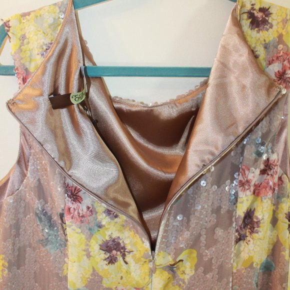 Eva Franco Ana Maria Summer Bloom Sequin D… - Picture 3 of 5